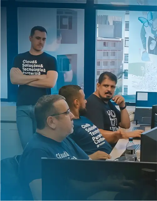 Equipe técnica do Microsoft Azure na Tecjump